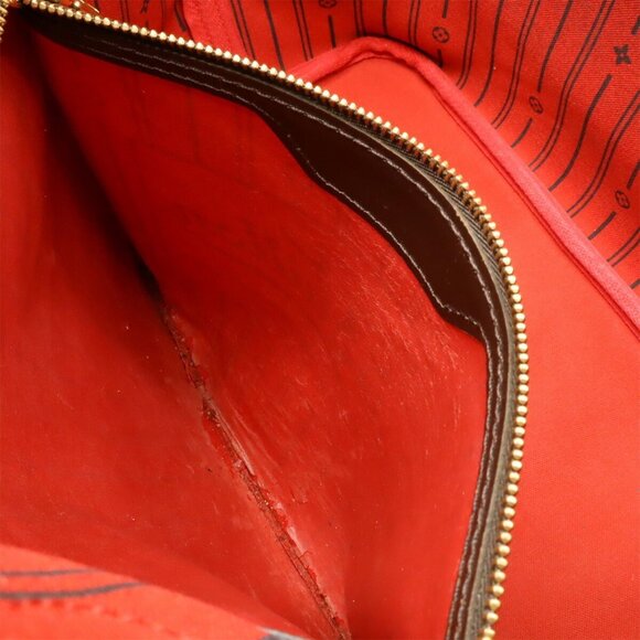 LOUIS VUITTON Authentic Brown Damier Neverfull MM Shoulder Bag - Picture 8 of 8